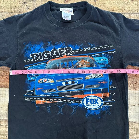 Chase Authentics NASCAR Digger Fox Sports Graphic Tee Black S 100% Cotton - Picture 4 of 7